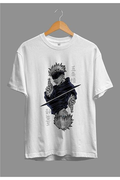 Pisa Art Μπλουζάκι με στάμπα με σχέδιο Jujutsu Kaisen