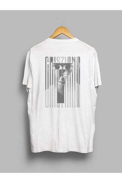 Pisa Art Υπερμεγέθη μπλουζάκι Cr7 Cristiano Ronaldo με στάμπα μπροστά και πίσω