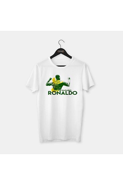 Pisa Art Ronaldo Nazario - Σειρά Legends Special Drawing Design, χτενισμένο βαμβακερό μπλουζάκι