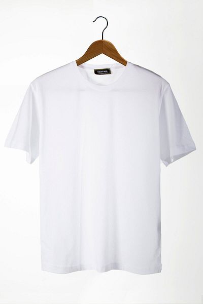 Pisa Art Unisex Λευκό μπλουζάκι με λαιμόκοψη Basic Oversize
