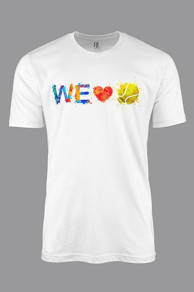 Pisa Art Μπλουζάκι Unisex We Love Tennis