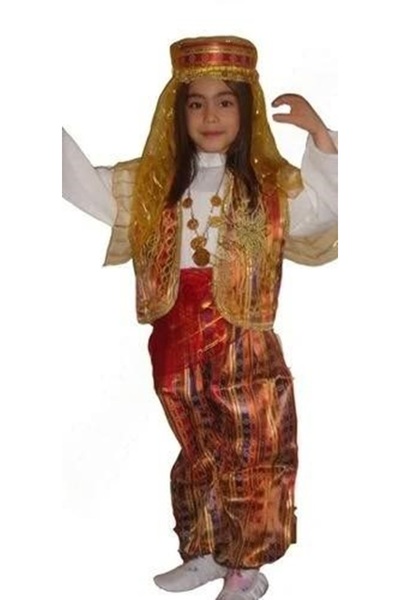 DilekKostüm Costum Folclor pentru Fata Sivas Slap Ținuta Anatoliană Internă