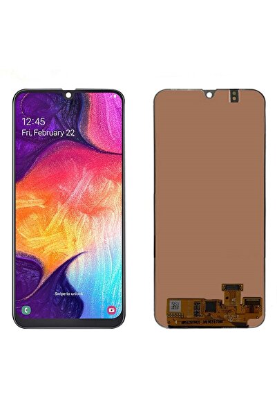 Samsung Galaxy A20 A205 Uyumlu Lcd Ekran Dokunmatik Siyah Oled Çıtasız