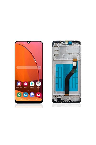 Samsung Galaxy A20s A207 Uyumlu Lcd Ekran Dokunmatik Siyah Servis Çıtalı