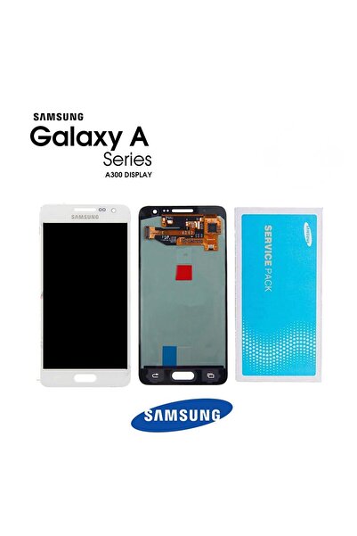 Samsung Galaxy A3 A300 Uyumlu Lcd Ekran Dokunmatik Beyaz Servis GH97-16747A