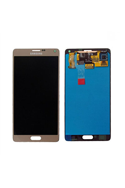 Samsung Galaxy Note 4 N910 Uyumlu Lcd Ekran Dokunmatik Gold Oled