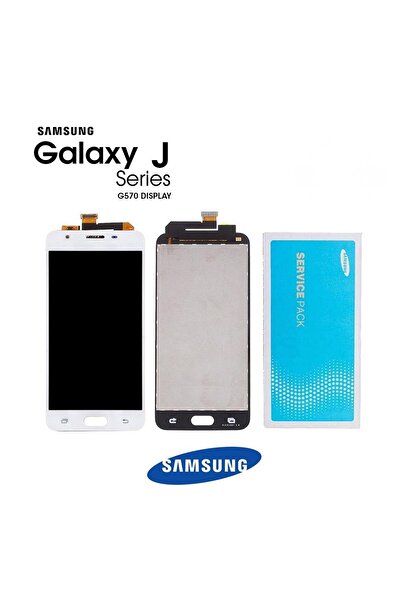 Samsung Galaxy J5 Prime G570 Uyumlu Lcd Ekran Dokunmatik Beyaz Hk Servis
