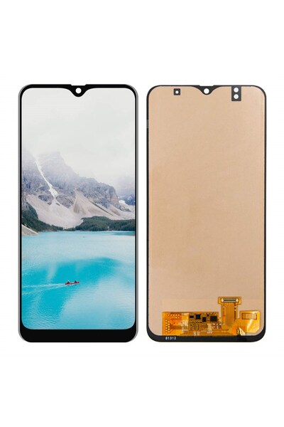 Samsung Galaxy A30s A307 Uyumlu Lcd Ekran Dokunmatik Siyah Oled Çıtasız