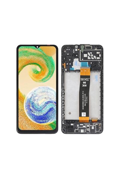 Samsung Galaxy A04s A047f Uyumlu Lcd Ekran Dokunmatik Siyah Servis Çıtalı