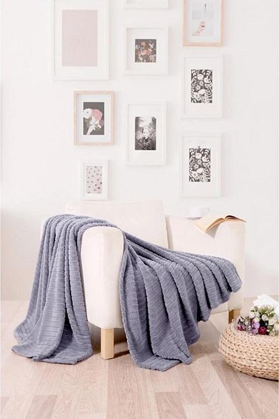 GIFT MALL Lines Wellsoft TV Blanket
