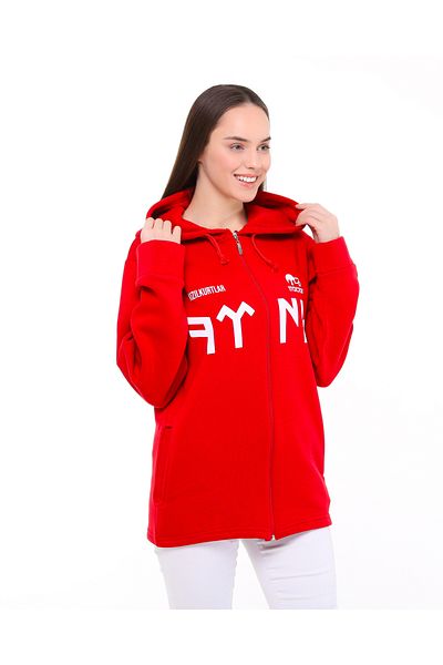 tractorfcstore Red Tractor Fc Hooded Sweat Coat