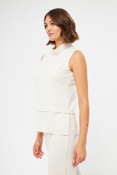 LAMANTE FISHER COLLAR KNITWEAR BLUZ