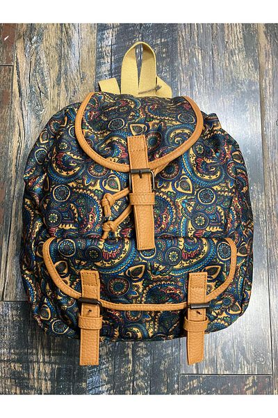 Street Bag Σακίδιο πλάτης ταξιδιού στην Μαγιόρκα Ethnic Patterned Cover