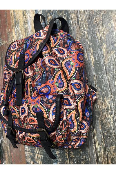 Street Bag Σακίδιο πλάτης ταξιδιού στην Μαγιόρκα Ethnic Patterned Cover