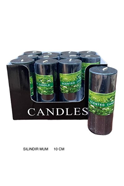 Amentes Mum Silindir 10 Cm 1 Adet