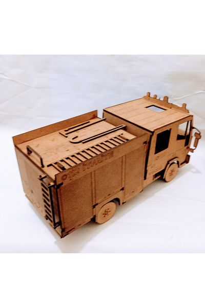 TLR hobi FIRE CAR WOODEN MODEL