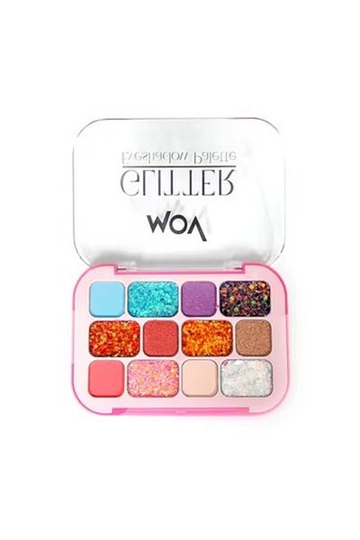MOV 12-Piece Glitter Eyeshadow Palette - No: 02
