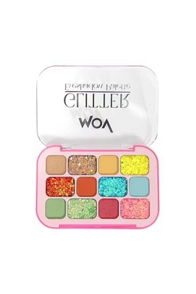 MOV 12-Piece Glitter Eyeshadow Palette - No: 01