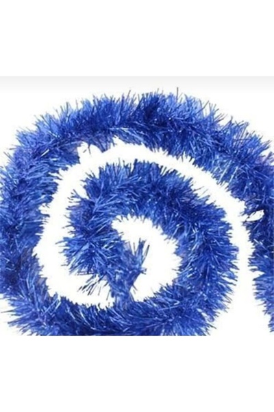 BARIŞ Сини дебели брокатени ленти, 2 броя, 2 метра, коледна украса