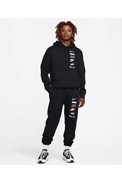 Nike Club Fleece Erkek Siyah Günlük Eşofman Altı