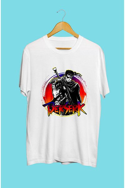 FULL TOLERANCE Tricou cu design special imprimat cu personaje de anime Berserk Guts