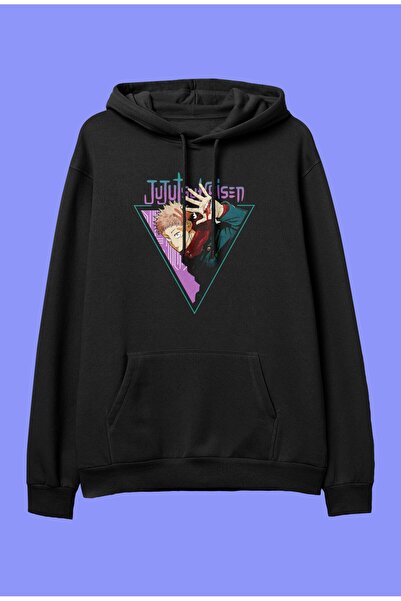 FULL TOLERANCE Oversize Jujutsu Kaisen Yuji Itadori Anime Karakter Baskılı Ta...