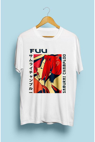 FULL TOLERANCE Tricou anime cu design special Samurai Champloo Fuu