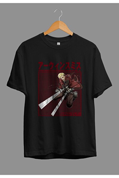 FULL TOLERANCE Tricou oversize Attack On Titan Erwin Smith cu personaje de an...