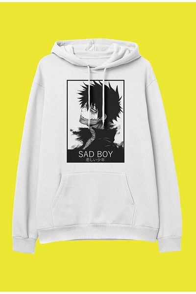 FULL TOLERANCE Oversize My Hero Academia Dabi (ανοησίας αγόρι) Προσαρμοσμένο σχέδιο Anime Φούτερ με κουκούλα