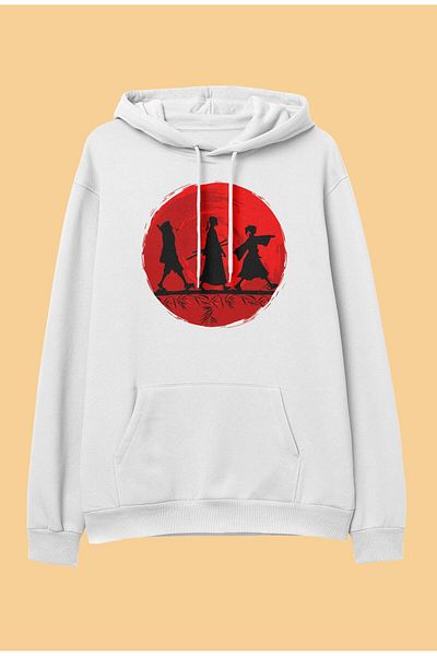FULL TOLERANCE Oversize Samurai Champloo Mugen Jin And Fuu Special Design Anime Hooded Sweatshirt Hoodie