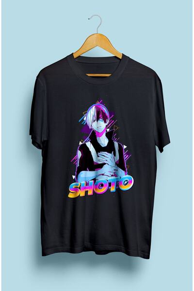 FULL TOLERANCE My Hero Academia Shoto Todoroki (νέον) Μπλουζάκι με τυπωμένο χ...