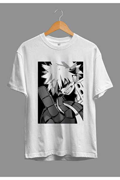 FULL TOLERANCE Μπλουζάκι με τυπωμένο προσαρμοσμένο σχέδιο Oversize My Hero Ac...