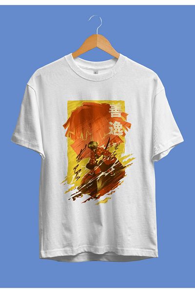 FULL TOLERANCE Μπλουζάκι Anime Oversize Demon Slayer Samurai Zenitsu Special Design