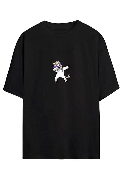FULL TOLERANCE Tricou imprimat Deab Unicorn Design Tesatura de calitate premium