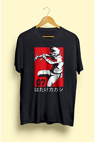 FULL TOLERANCE Tricou imprimat cu design de caractere anime Naruto Hatake Kak...