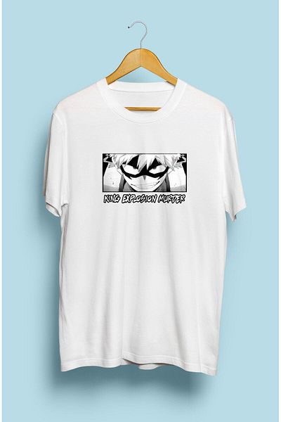 FULL TOLERANCE Tricou cu design special imprimat cu personaje anime My Hero Academia Katsuki Bakugo