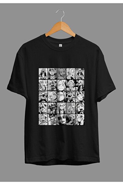 FULL TOLERANCE Oversize My Hero Academia Denki Kaminari (μαύρο λευκό) Μπλουζά...