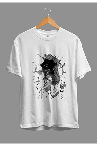 FULL TOLERANCE Μπλουζάκι με τυπωμένο χαρακτήρα Anime Oversize Attack On Titan...