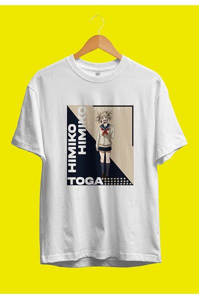 FULL TOLERANCE Μπλουζάκι Anime Oversize My Hero Academia Himiko Toga V16 Προσαρμοσμένο Σχέδιο