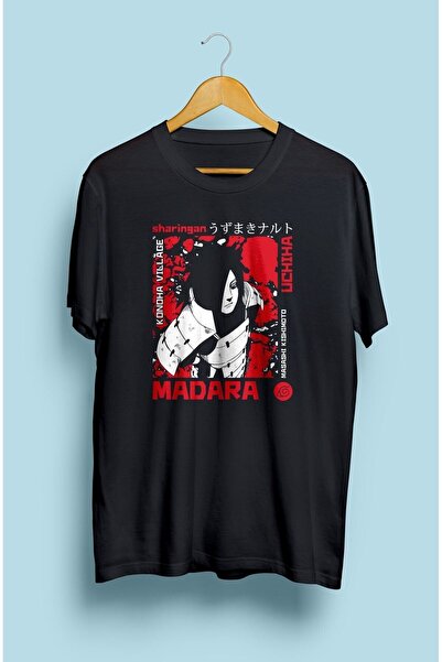 FULL TOLERANCE Tricou cu imprimeu cu personaje anime Naruto Uchiha Madara