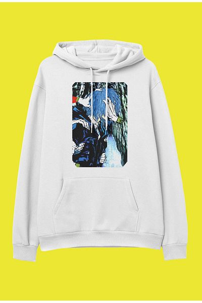 FULL TOLERANCE Hanorac cu glugă oversize My Hero Academia Tomura Shigaraki V6 cu design special Anime