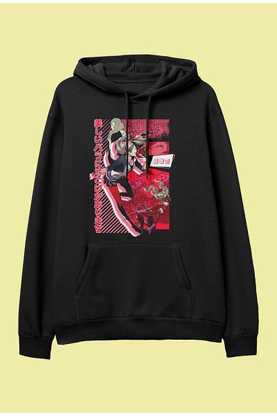 FULL TOLERANCE Hanorac cu glugă Megami Tensei Ann Takamaki cu design special, supradimensionat