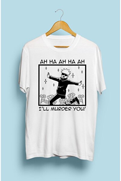 FULL TOLERANCE Jujutsu Kaisen Satoru Gojo Anime Character Printed Oversize T-...