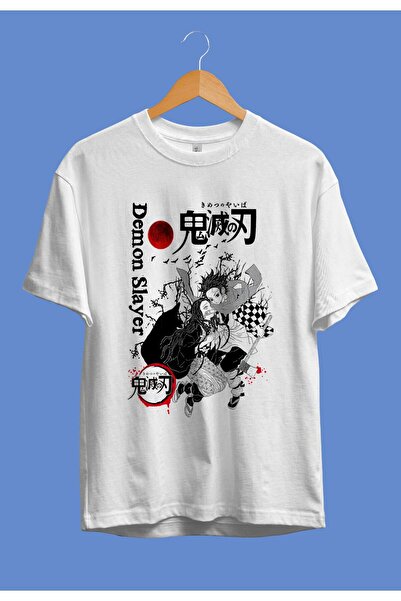 FULL TOLERANCE Μπλουζάκι Anime με προσαρμοσμένο σχέδιο Tanjiro και Nezuko Ove...