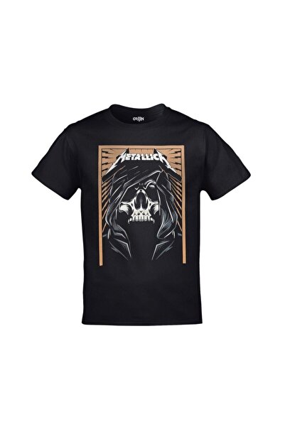 FULL TOLERANCE Unisex Black Metallica - Μπλουζάκι με στάμπα κρανίου