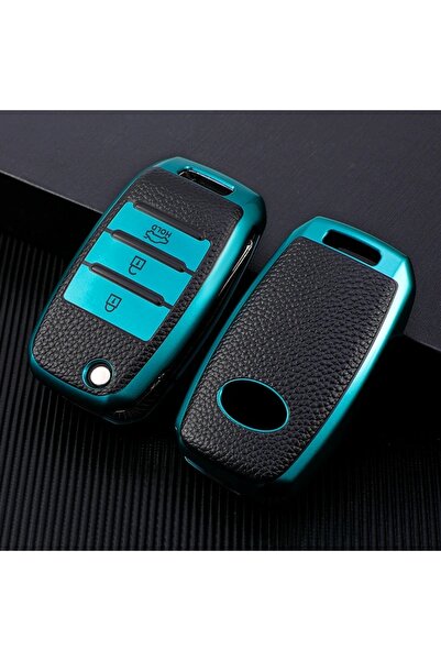 AYCANSTORE Husă Tpu pentru telecomandă KIA Switchblade 3 butoane (verde)