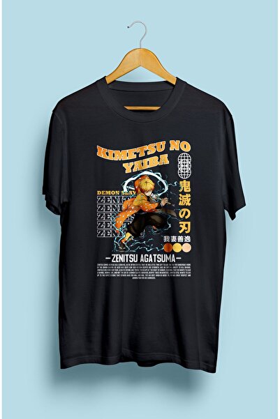FULL TOLERANCE Demon Slayer Zenitsu Μπλουζάκι Anime ειδικής σχεδίασης