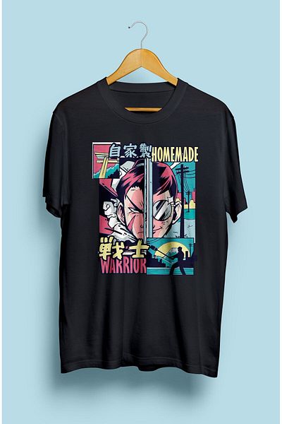 FULL TOLERANCE Tricou imprimat cu design de personaje anime manga