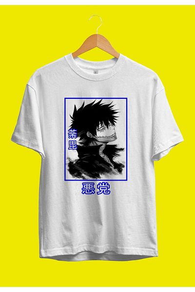 FULL TOLERANCE Μπλουζάκι Anime Oversize My Hero Academia Dabi V23 Προσαρμοσμένο Σχέδιο