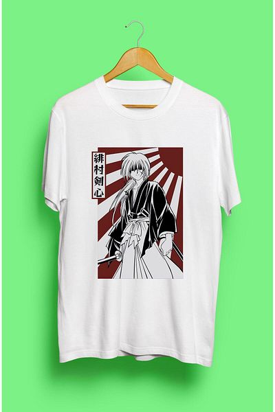 FULL TOLERANCE Tricou anime cu design special Rurouni Kenshin Kenshin Himura